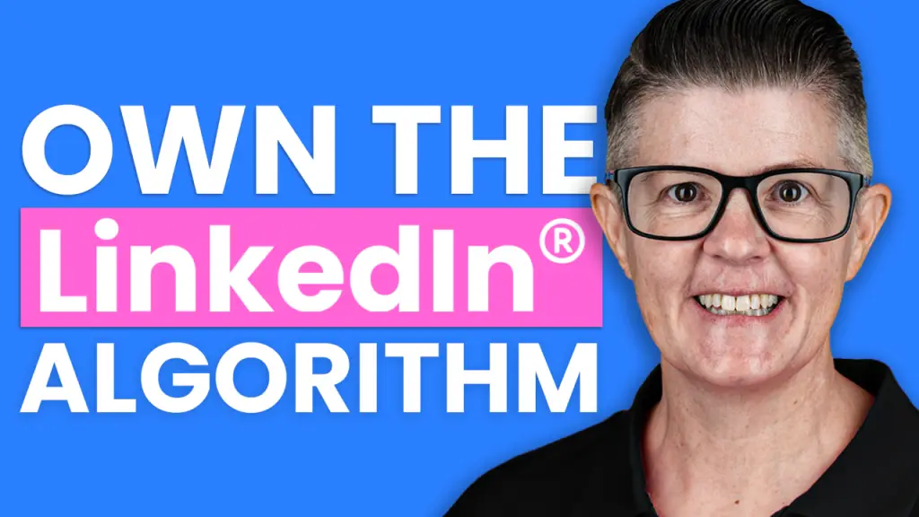 WORKING THE LINKEDIN ALGORITHM LINKEDIN EXPERT MICHELLE J RAYMOND