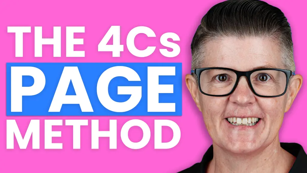 THE LINKEDIN 4 C'S PAGE METHOD MICHELLE J RAYMOND LINKEDIN EXPERT