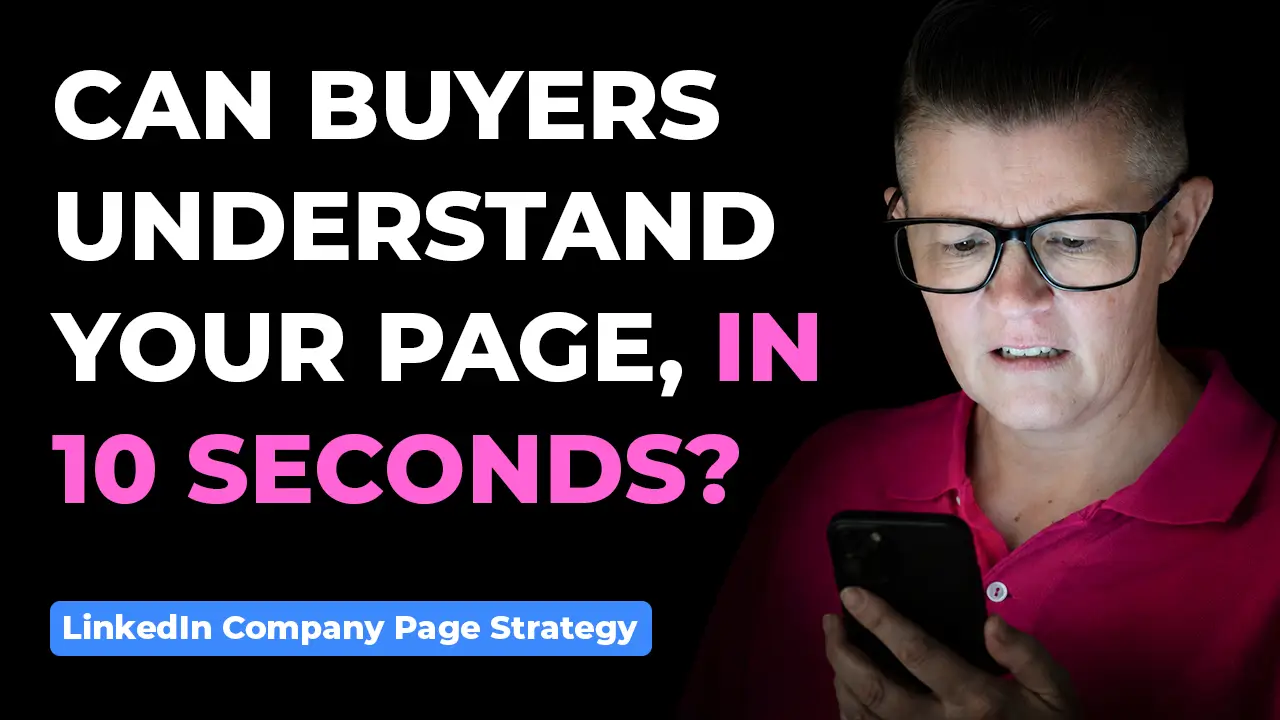10 SECOND RULE - LINKEDIN COMPANY PAGES THUMBNAIL - MICHELLE J RAYMOND